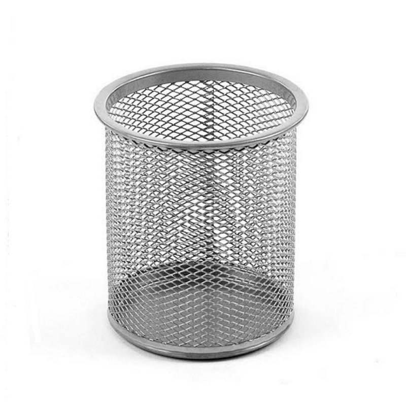 YBM Home Office Round Desk Steel Mesh Pencil Cup Pen Holder Wayfair